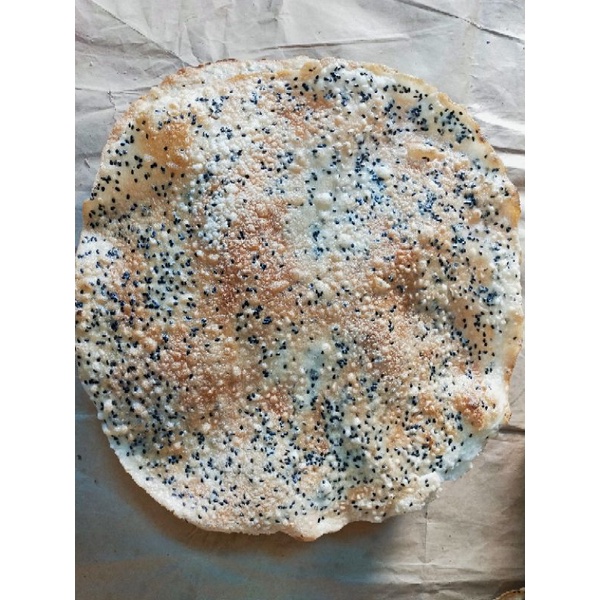 Bịch 5 cái Bánh đa lạt mè đen nướng - chỉ giao tphcm