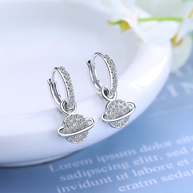 Bông tai nữ khuyên bấm xinh xắn S925 - HT312