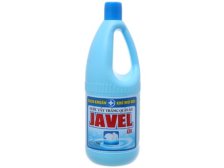 Nước tẩy quần áo trắng Lix Javel 1kg