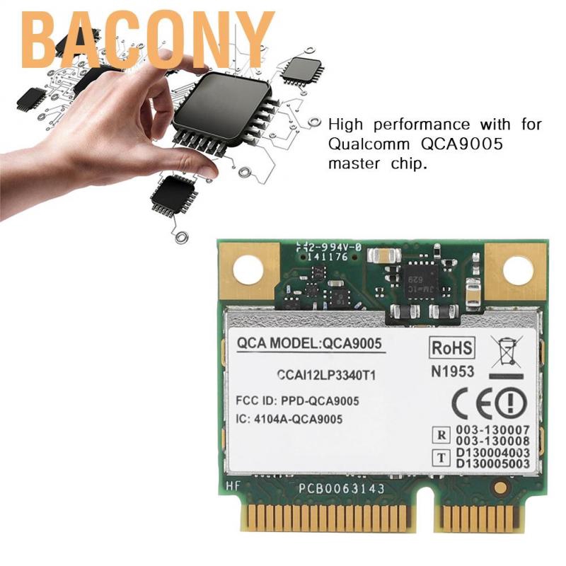 Thẻ mạng không dây Bacony 7Gbps Bluetooth 4.0 2 kênh 2.4/5G dành cho Qualcomm QCA9005