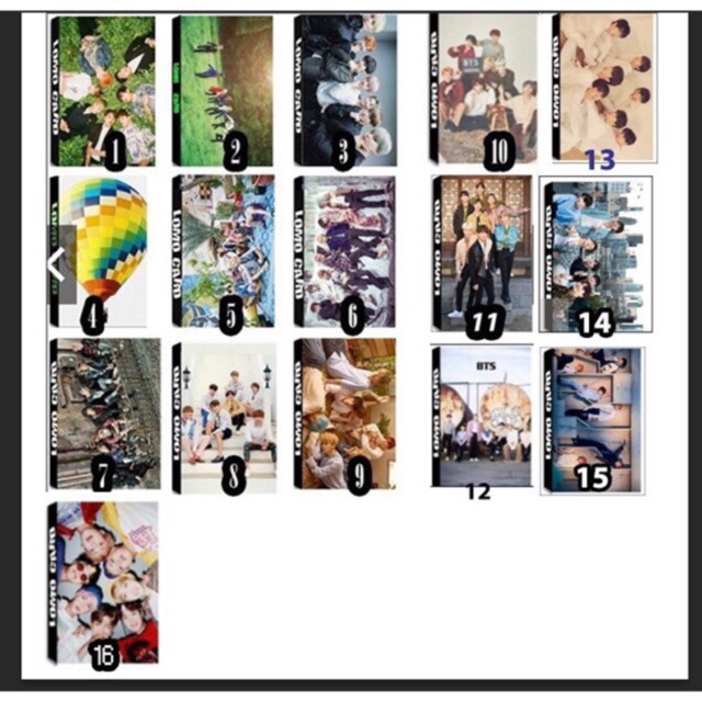 Lomo BTS hộp giấy 30 tấm Love Yourself Answer Tear Her | BigBuy360 - bigbuy360.vn