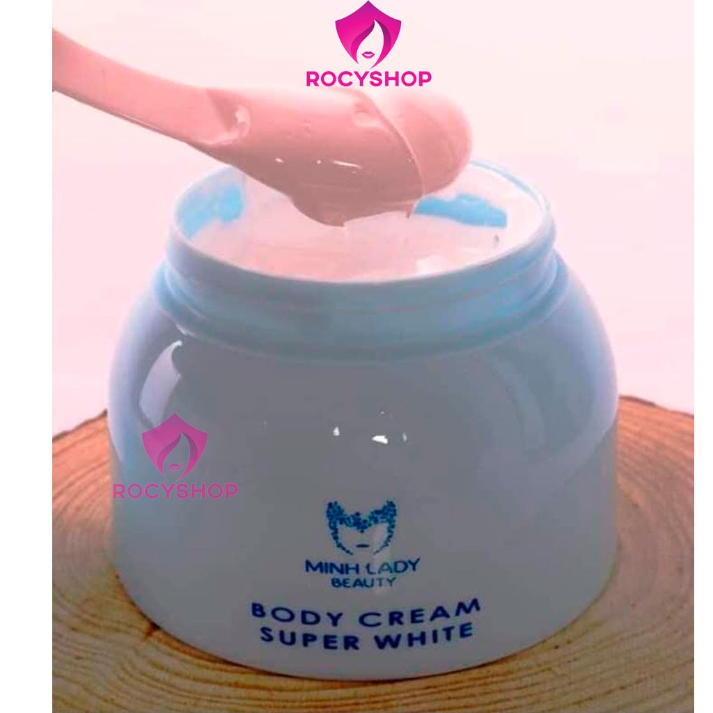 [MUA 1 TẶNG 1] Kem Body Super White Minh Lady Beauty, trắng da toàn thân, Tặng kèm 1 tắm trắng thuốc bắc, siêu tiết kiệm