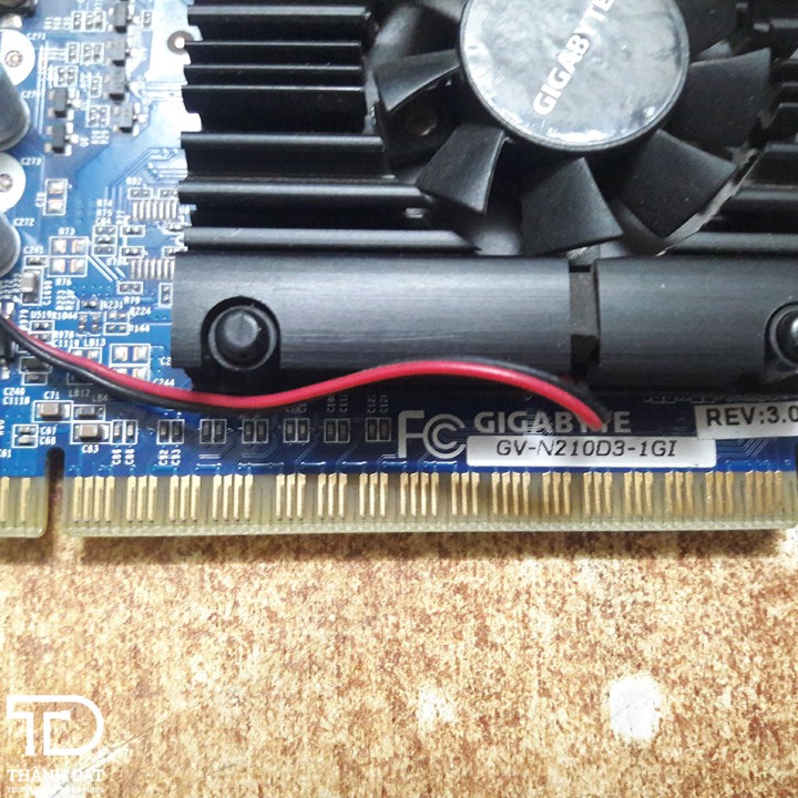 Card màn hình VGA Gigabyte GeForce GT210 1GI GDDR3 - Card đồ họa chơi  game Giga Gt210 1G D3