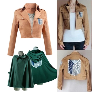 Áo Khoác Hóa Trang Nhân Vật Attack On Titan Thiết Kế Thời Trang