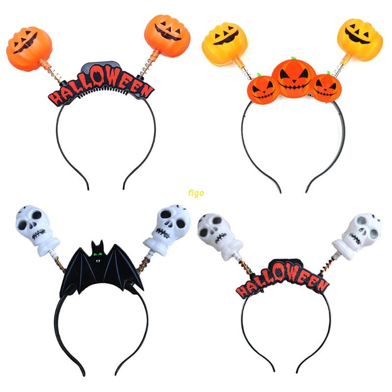 Băng Đô Đầu Lâu Phát Sáng Hóa Trang Halloween