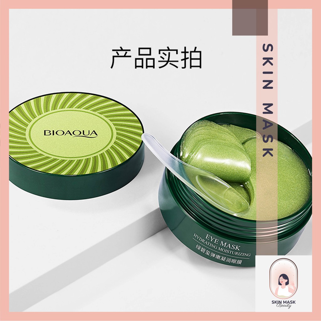 Hộp 60 Miếng Mặt Nạ Dưỡng Mắt Bioaqua, Giảm Quầng Thâm Mắt, Bọng Mắt, Nhăn Mắt | BigBuy360 - bigbuy360.vn