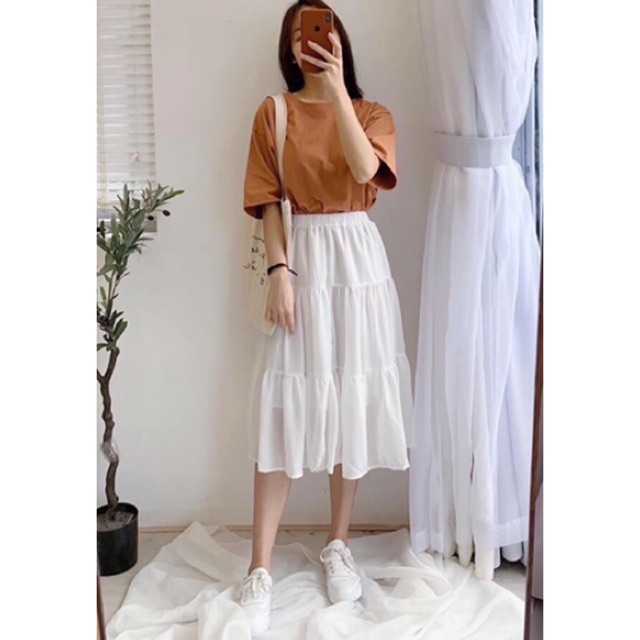 Chân váy ulzzang 3 tầng mã 13, ảnh thật ở cuối | BigBuy360 - bigbuy360.vn
