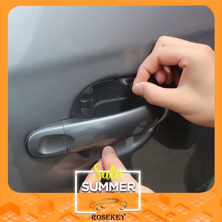 Miếng dán chống trầy bảo vệ tay cầm cửa xe hơi CB041