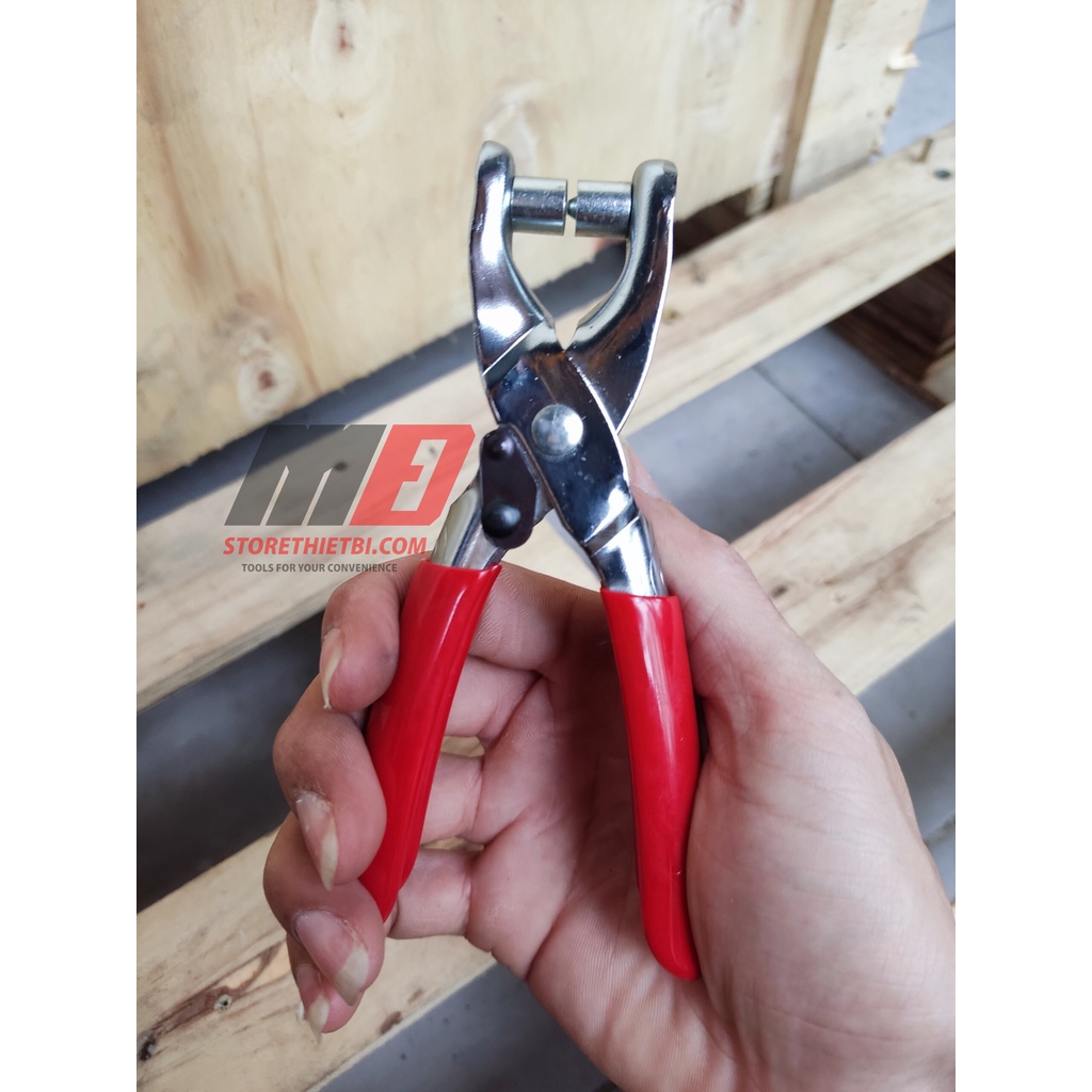 Kìm bấm khoen 140mm Workpro WP231079