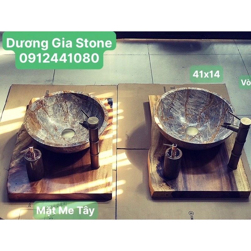 trọn 1 bộ lavabo-mặt me Tây-vòi trúc-xã đồng- bình xà bông | BigBuy360 - bigbuy360.vn