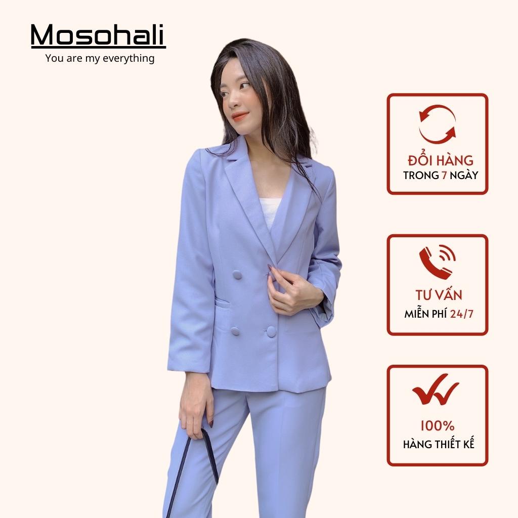 Set vest nữ,áo vest nữ Annas phong cách cơ bản trẻ trung năng động thiết kế MOSOHALI (áo vest + quần âu) | WebRaoVat - webraovat.net.vn