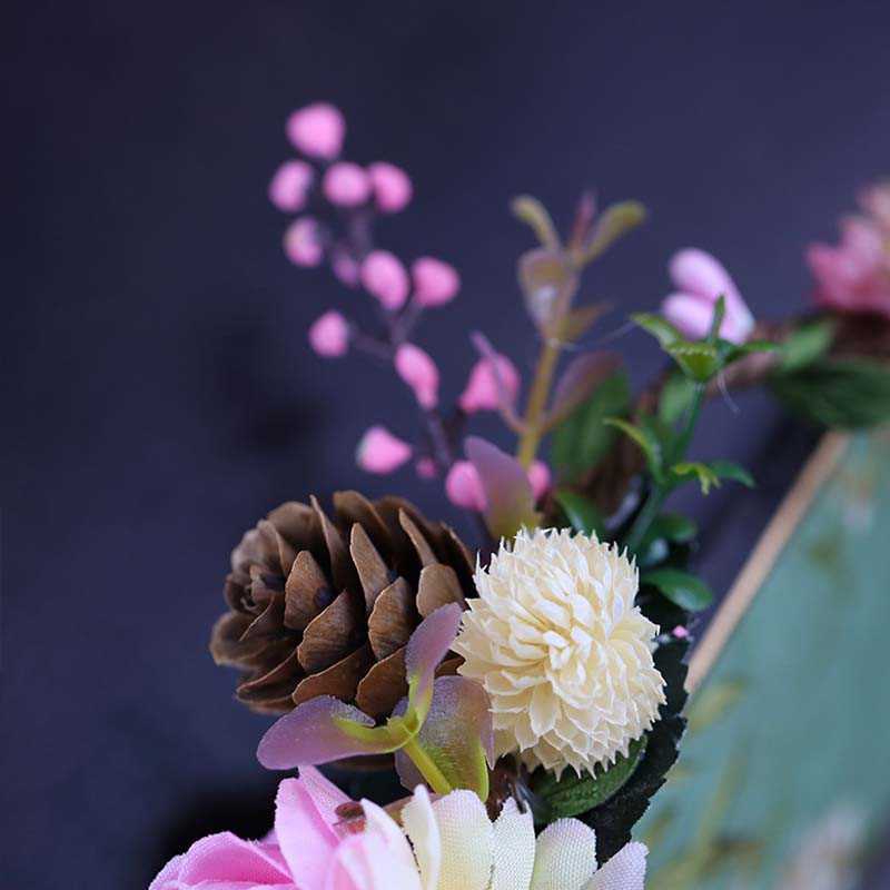 Vòng hoa đội đầu thời trang xinh xắn cho cô dâu