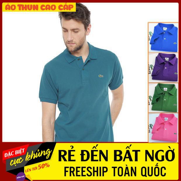Áo thun nam có cổ mã Lacos cao cấp mới nhất 2021, tông màu xanh lịch lãm | BigBuy360 - bigbuy360.vn