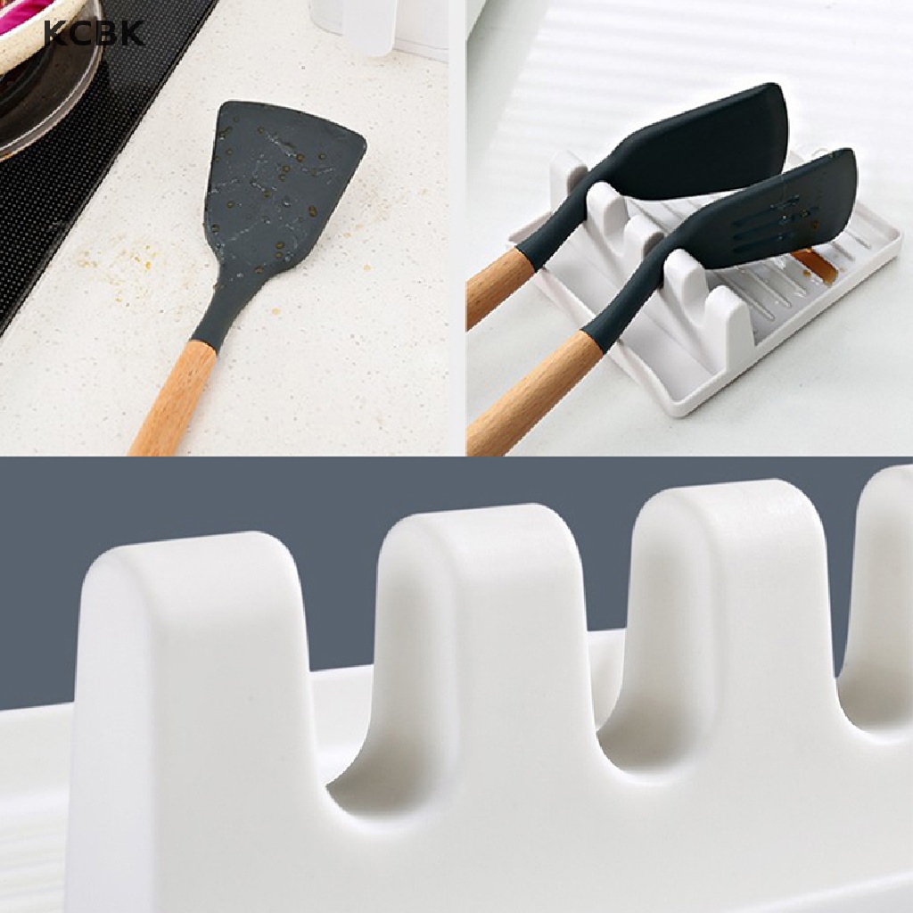 KC Kitchen Spoon Holders Fork Spatula Rack Shelf Organizer Chopsticks Holder Pad BK