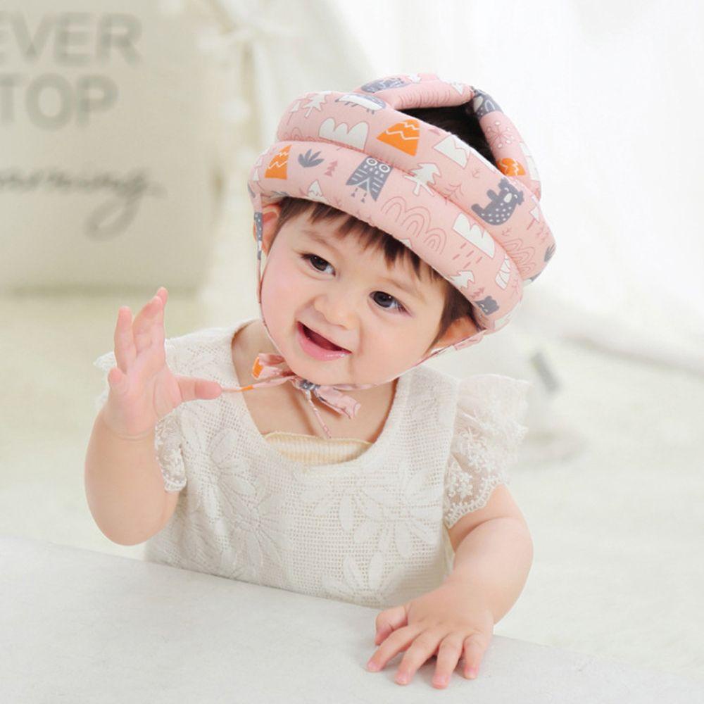 Mũ Trùm Đầu Mềm Mại Thoáng Khí Chống Va Chạm Bảo Vệ An Toàn Cho Bé