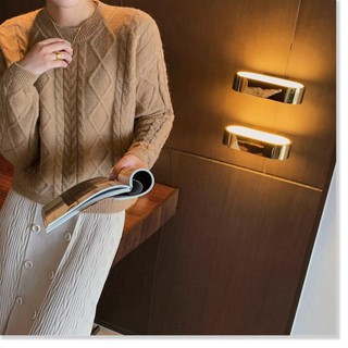 Xả Tết 2021 - [HÀNG ORDER] Áo len nữ họa tiết nổi, áo len lông xoắn thừng 4 màu * :