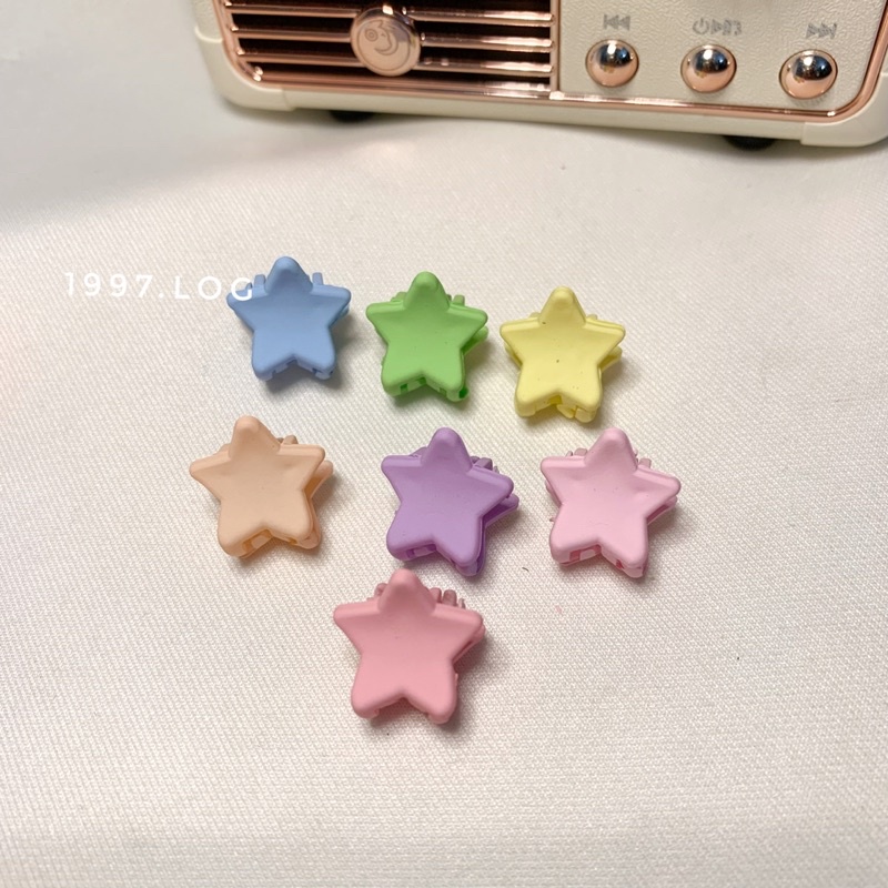 Kẹp tóc mini màu sắc dễ thương phong cách Hàn Quốc