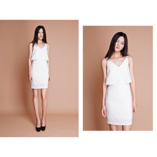 Đầm dây chéo lưng, 2 lớp úp ngực Marc Fashion