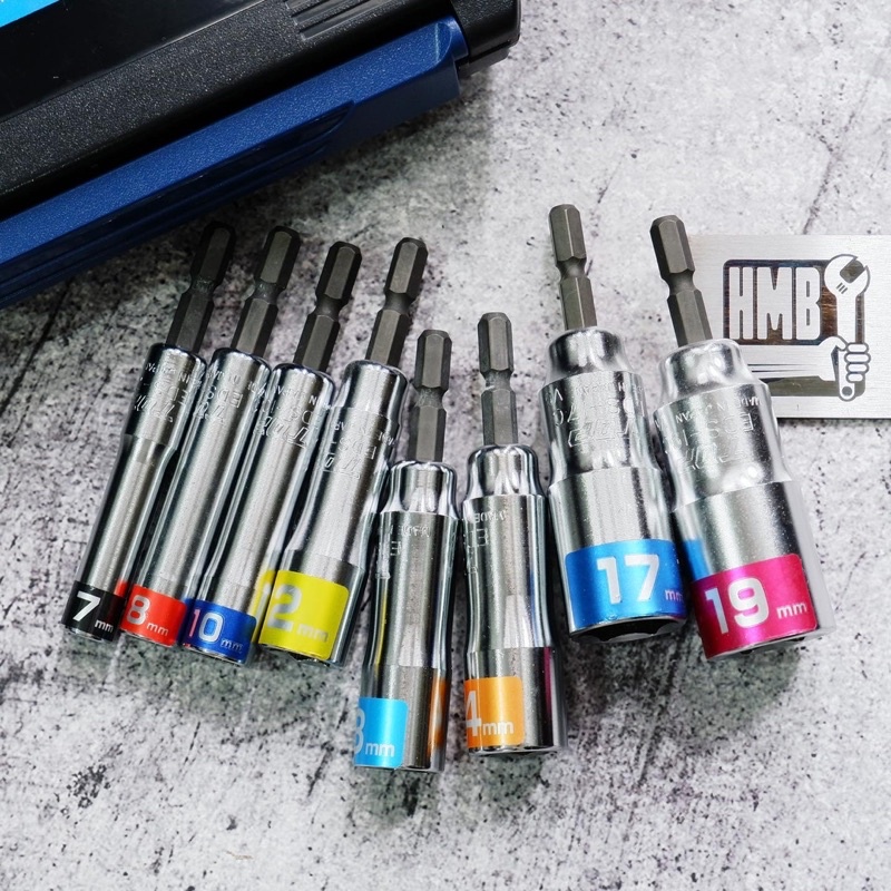 🇯🇵Made in Japan🇯🇵 Bộ tuýp 6 cạnh chân lục giác TOP Kogyo EDS-719CS