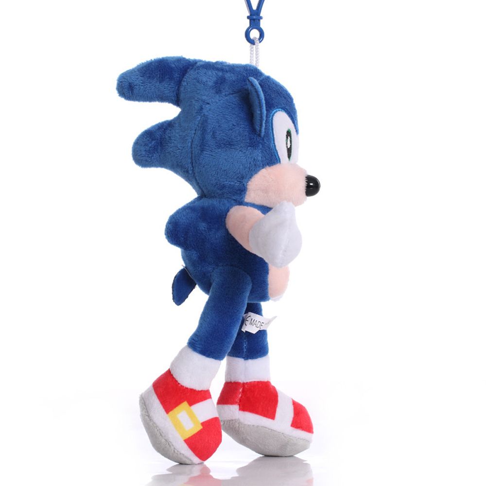 Móc khóa thú nhồi bông hình nhím Sonic dễ thương