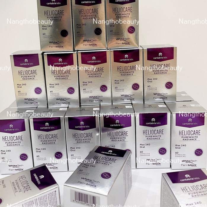 Viên Uống Trắng Da & Chống Nắng Heliocare Purewhite Radiance Max 240
