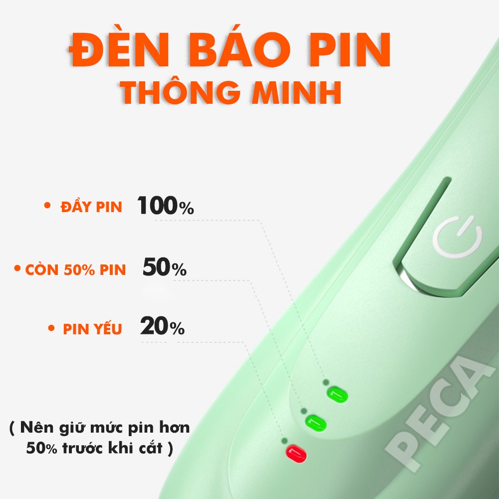 Tông đơ cắt tóc trẻ em không dây Kemei KM-811 tông đơ cắt tóc không dây chính hãng