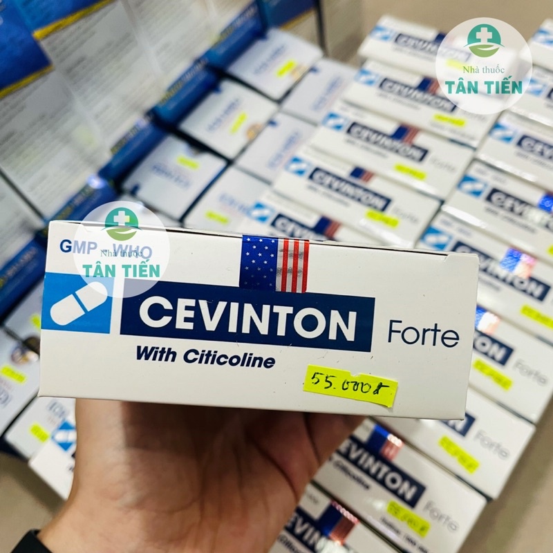 Viên dưỡng não CEVINTON FORTE giúp hoạt huyết, tăng cường lưu thông máu lên não