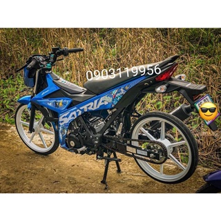 Tem rời satria xanh, tem 3 lớp không bay màu