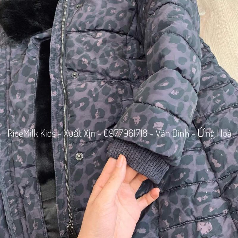 Áo khoác parka Next lót lông thỏ xuất dư xịn