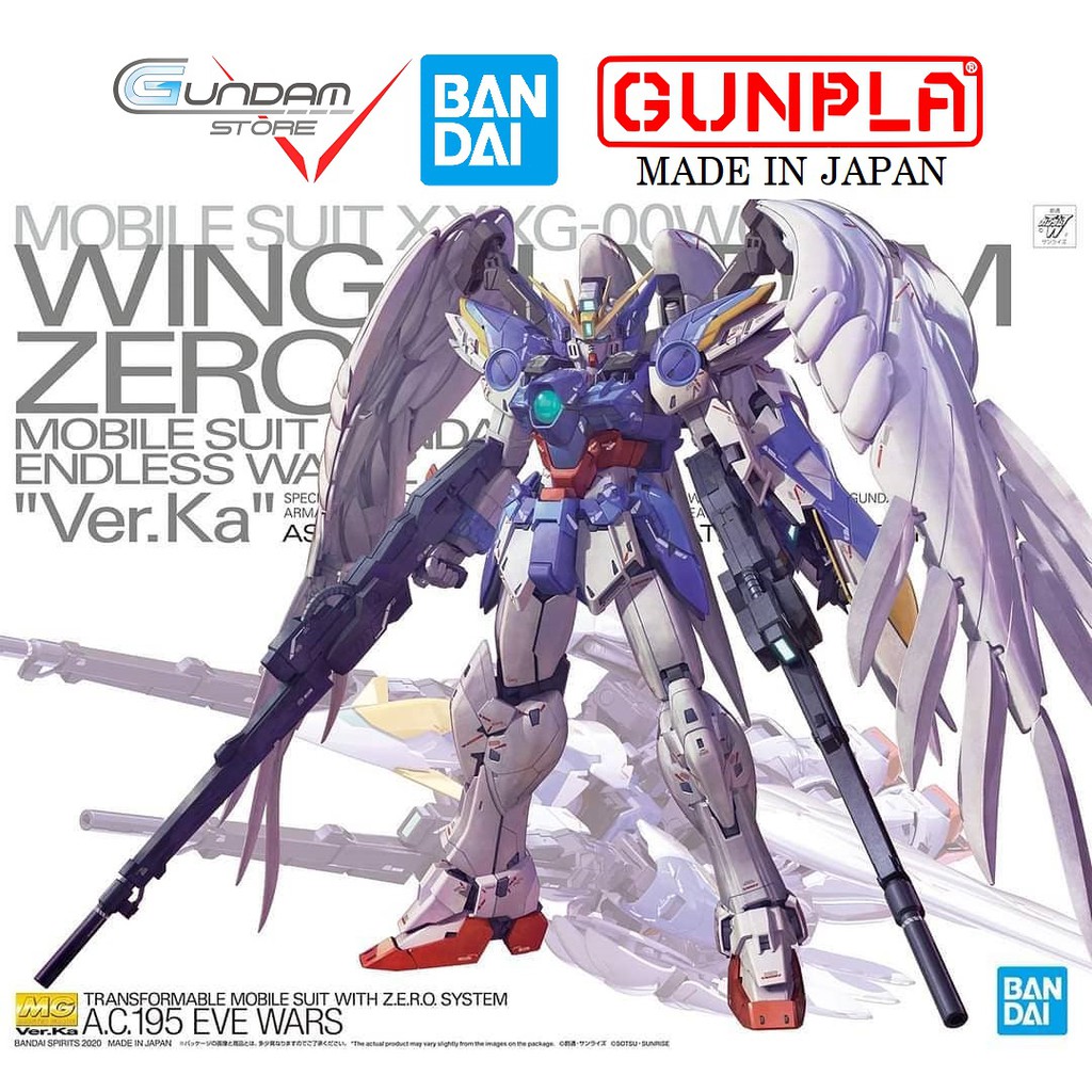 Bandai Mô Hình Gundam MG Wing Zero Ver Ka XXXG-00W0 1/100 Master Grade Đồ Chơi Lắp Ráp Anime Nhật