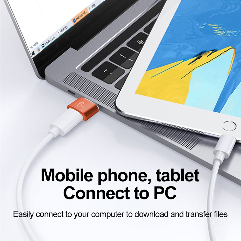 1 Đầu Chuyển Đổi 6A USB 3.0 Sang Type-C Âm Thanh/Audio Out USB 3.0 Type-C OTG Cho Laptop
