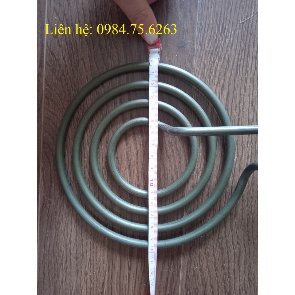 Thanh nhiệt nồi chiên không dầu chân nằm ngang, thanh nhiệt sấy khô - đun bếp 220v-1800w 16cm