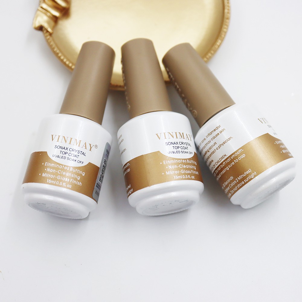 Top kim cương, top cường lực nail  Vinimay, giúp khoẻ bề mặt móng15ml