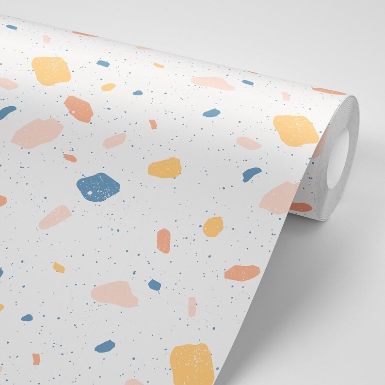 Decal Terazzo dán phòng ngủ - Khổ dài 5m x 60 - Trang trí dán bếp, nhà cửa chống bụi bặm - HN Deccor
