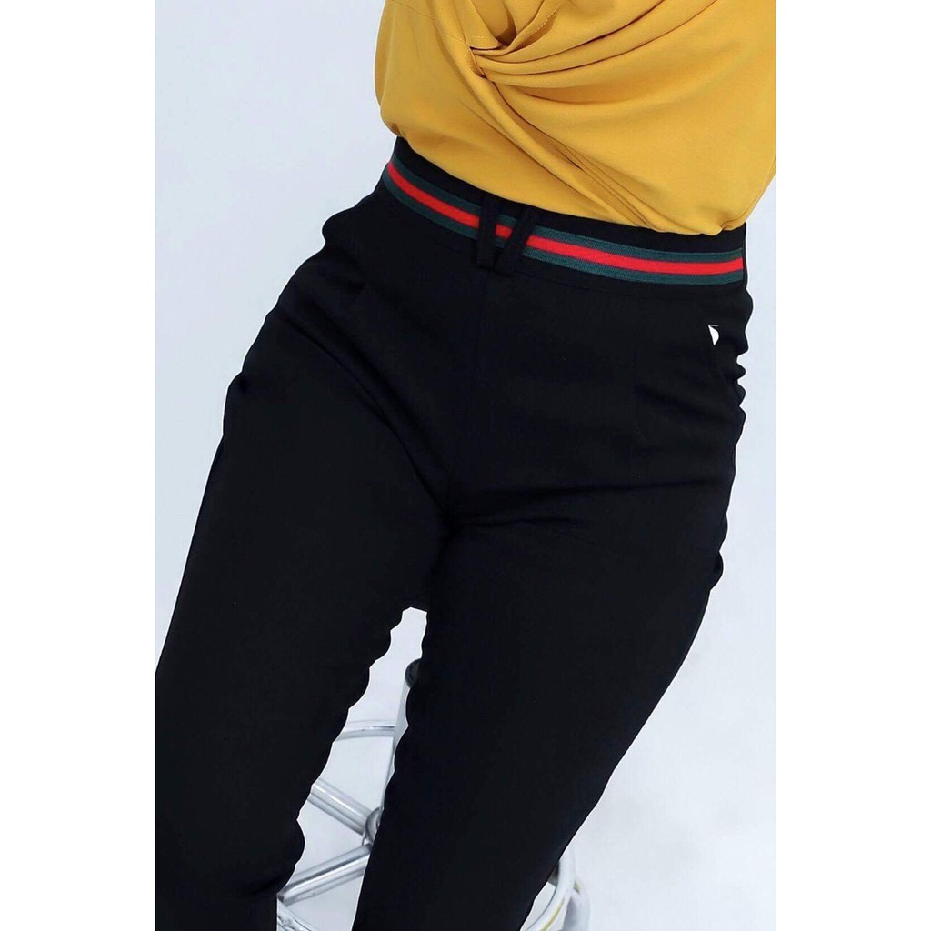 [VIỀN ĐỎ ĐEN] QUẦN BAGGY QUẦN TÂY ĐAI VIỀN ĐỎ ĐEN, CHẢNH HƠN, CẦU KỲ HƠN, NỮ TÍNH HƠN