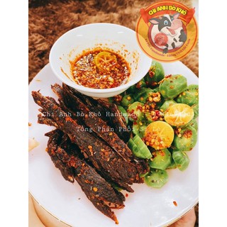 Bắp bò khô miếng mềm xé đặc biệt - bò khô handmade chi anh