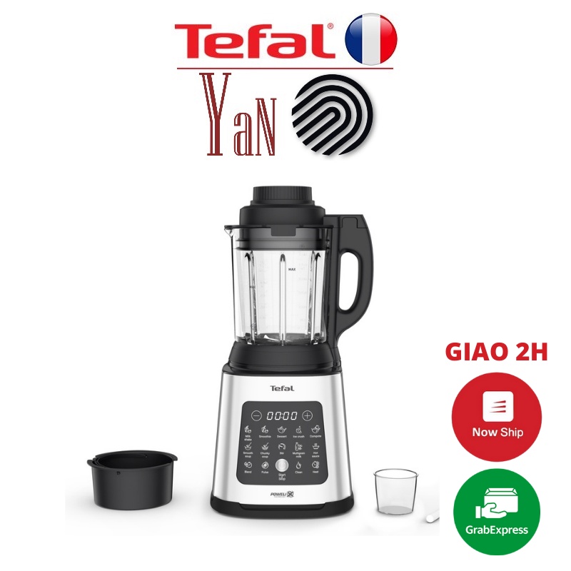 Máy xay sinh tố nấu sữa hạt đa năng 1.75L cối thủy tinh Tefal Perfectmix Cook BL83SD66 1400W - Hàng chính hãng