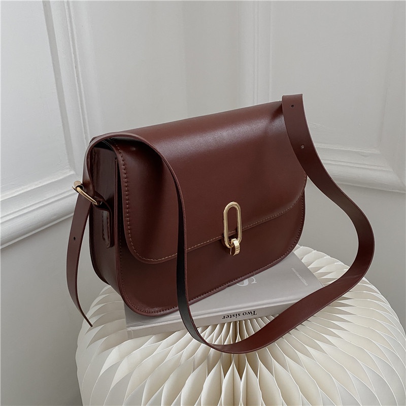 Túi đeo vai thời trang thu đông phong cách phương Tây cho nữ 2021