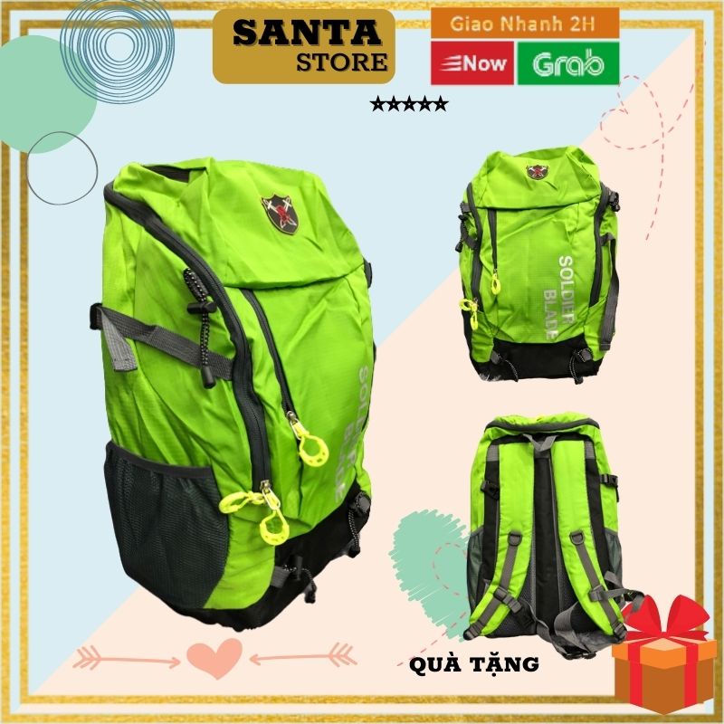 Balo vải du lịch thể thao SB30L nam nữ đi phượt thời trang 30L siêu nhẹ cao cấp chống nước SANTA STORE