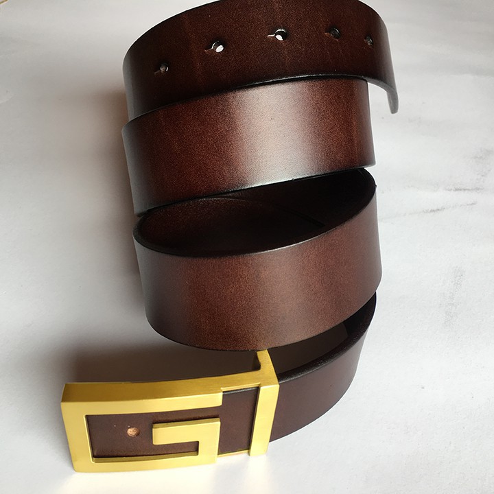 [HÀNG CHẤT] dây nịt nam thắt lưng da doanh nhân cao cấp thời trang khóa mạ vàng 24k | BigBuy360 - bigbuy360.vn