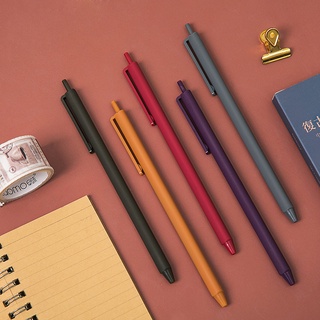 Enjoymore Bút Bi Basic Màu Mực Vintage 「 RETRO 」 Cổ Điển Cực Phẩm Mực Gel Viết Bi Nước Muji Cute