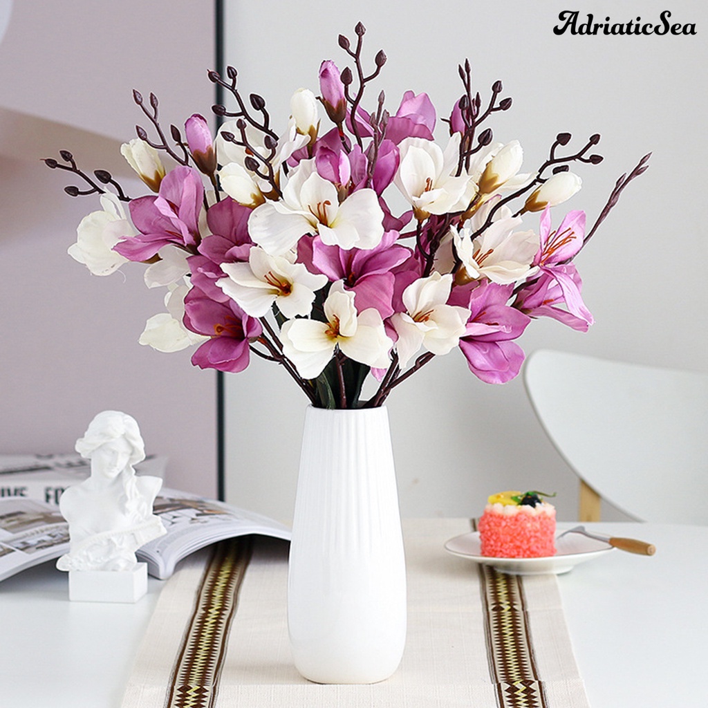 1 Bó Hoa Giả Để Bàn Trang Trí Phòng Khách Sân Vườn