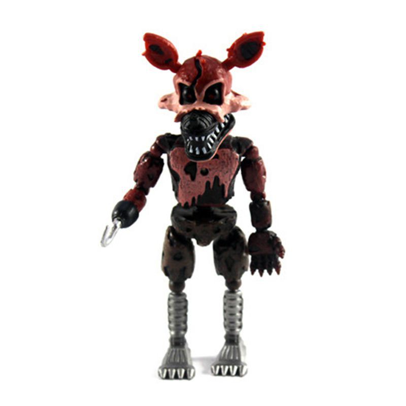 Bộ 6 đồ chơi mô hình PVC kiểu nhân vật trong Five Nights At Freddy Foxy Bonnie làm quà tặng dành cho trẻ em