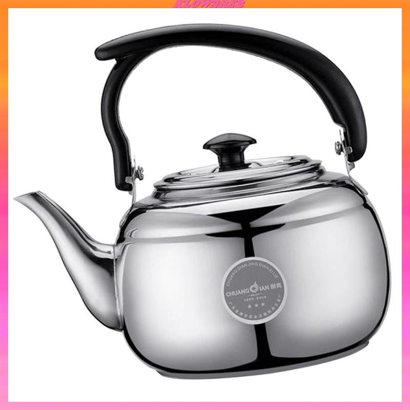Ấm Trà / Cà Phê Bằng Thép Không Gỉ Kloware2 1L Màu Bạc