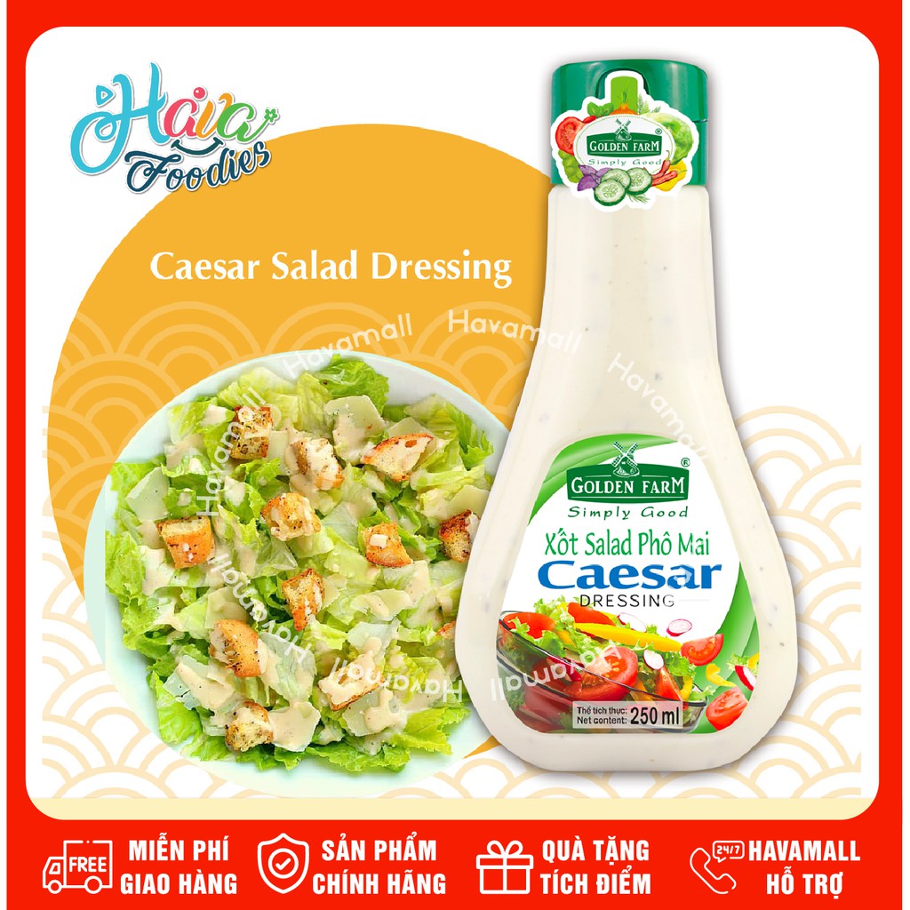 [DATE MỚI NHẤT] Sốt Salad Caesar Golden Farm