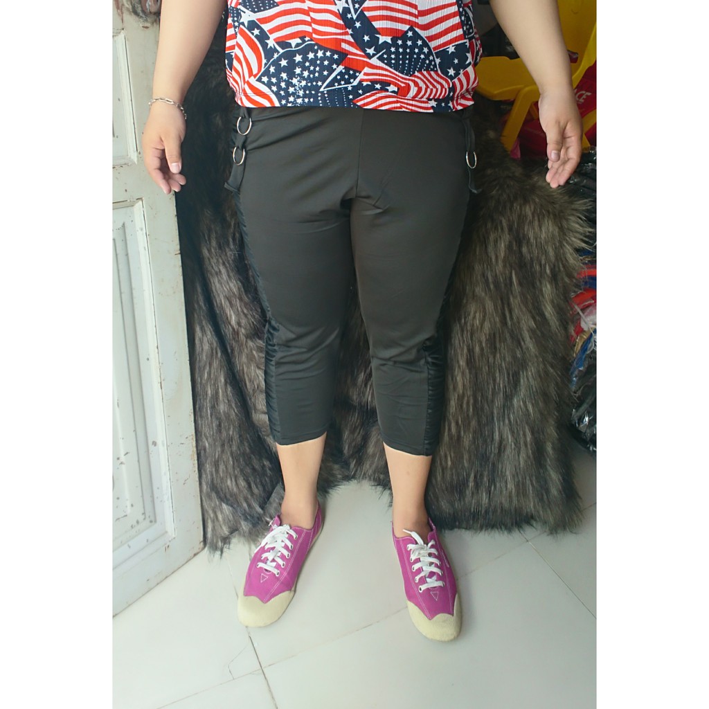 quần lửng phối khoen bigsize