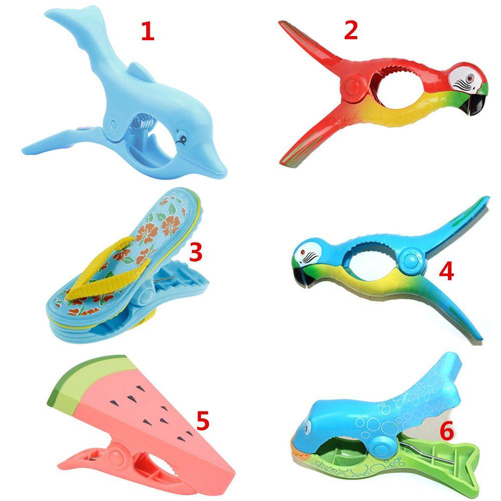 CONOPERY Kẹp Nhựa Lớn Treo Khăn Tắm / Quần Áo Trang Trí Hình Động Vật