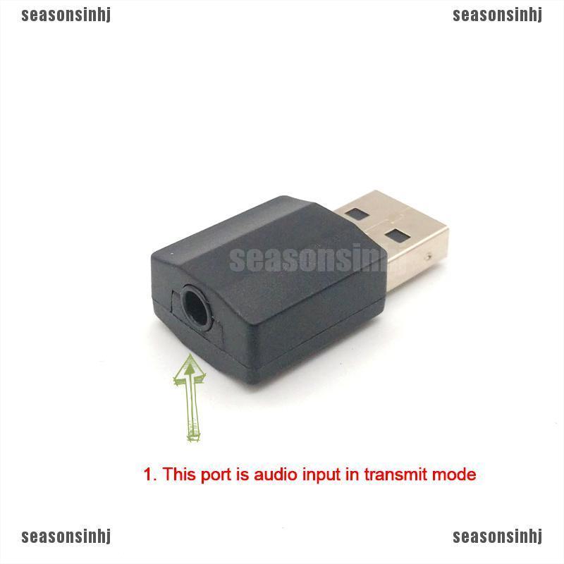 Usb Bluetooth 5.0 Nhận Tín Hiệu 2 Trong 1 Với Giắc Cắm 3.5mm