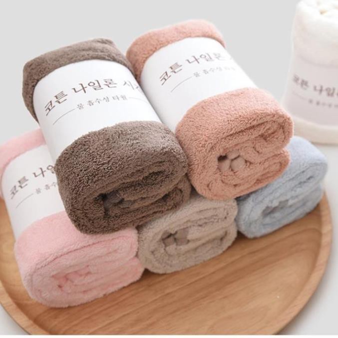 Khăn tắm lông cừu Hàn Quốc siêu mềm mịn - Đồ dùng phòng tắm cao cấp