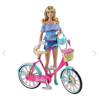 Xe đạp búp bê Barbie DVX55 ( Bổ sung cho bộ sưu tập Barbie yoga có khớp made to move )